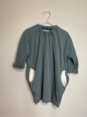 Isee Design Toddler Tunic Dress Size 4 Blue Gray Pocket Tunic
